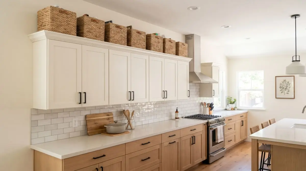 Use Baskets for Decorative Storage