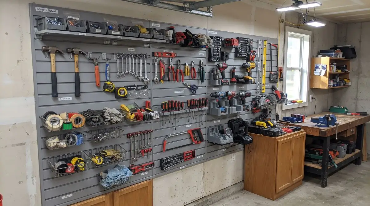 Adaptive Slatwall Storage System