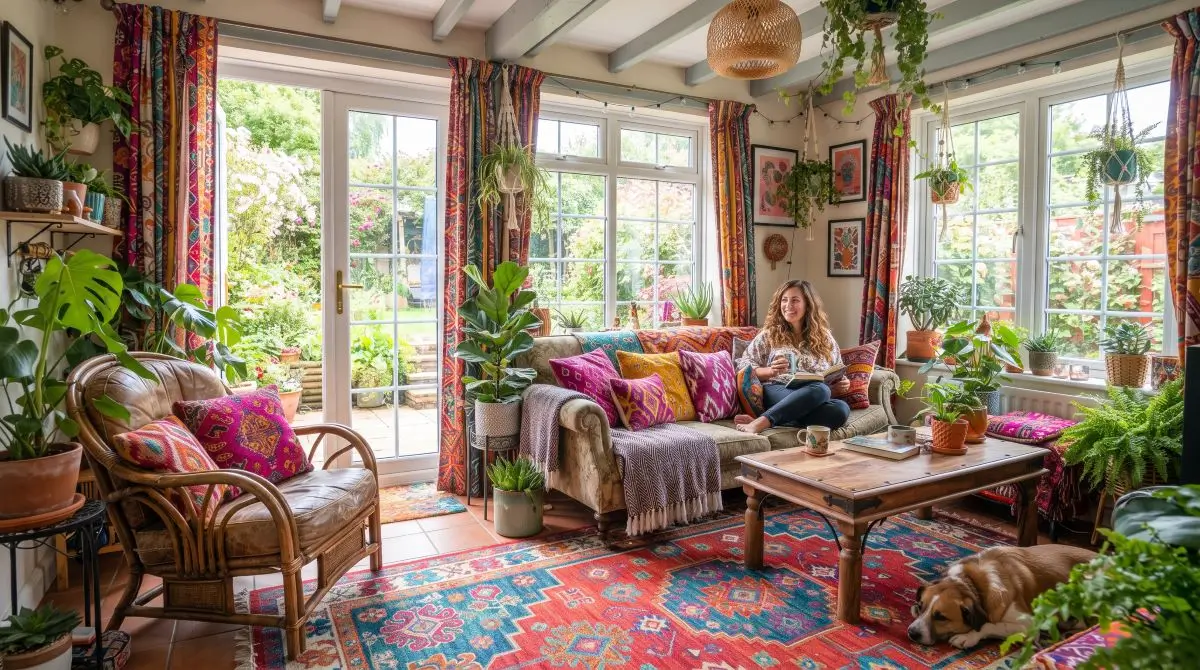Add Color with Patterned Textiles