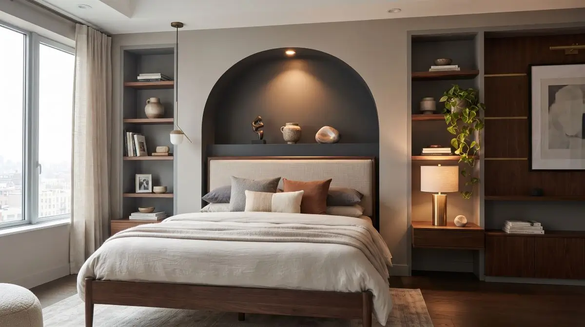 Architectural Niche or Built-In Shelving