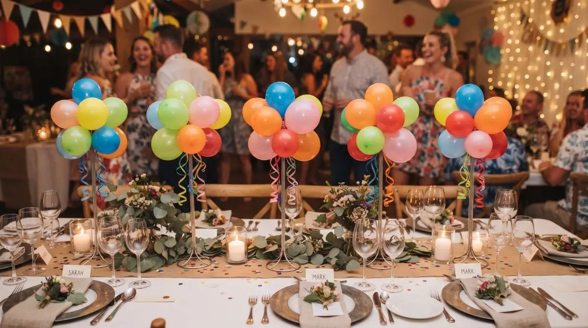 Balloon Bouquet Table Centerpieces