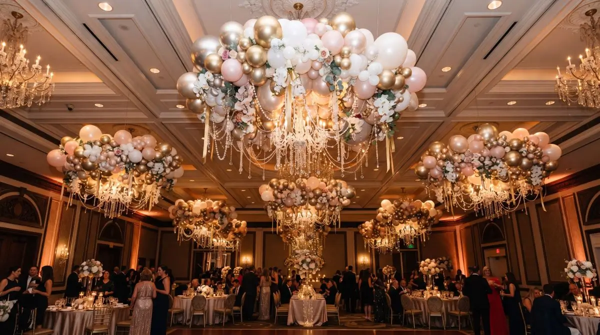 Balloon Ceiling Clusters or Chandeliers