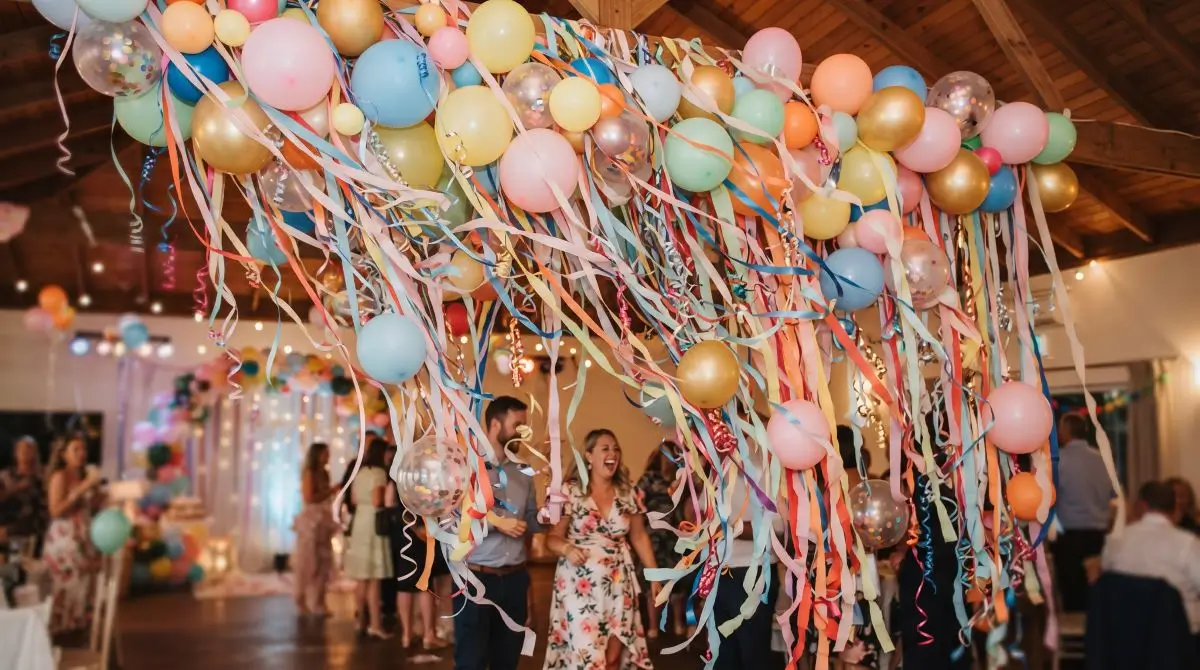 Balloon Streamer Mix with Ribbons