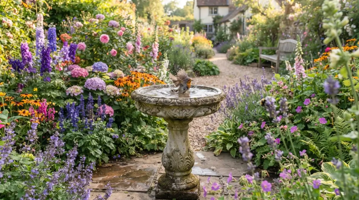 Birdbath Centerpiece