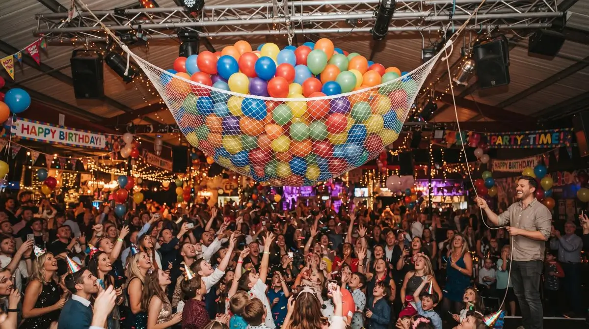 Birthday Balloon Drop