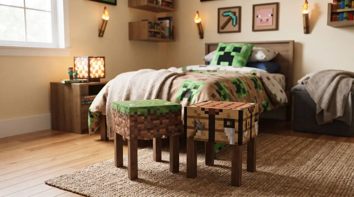 Block-Faced Stools