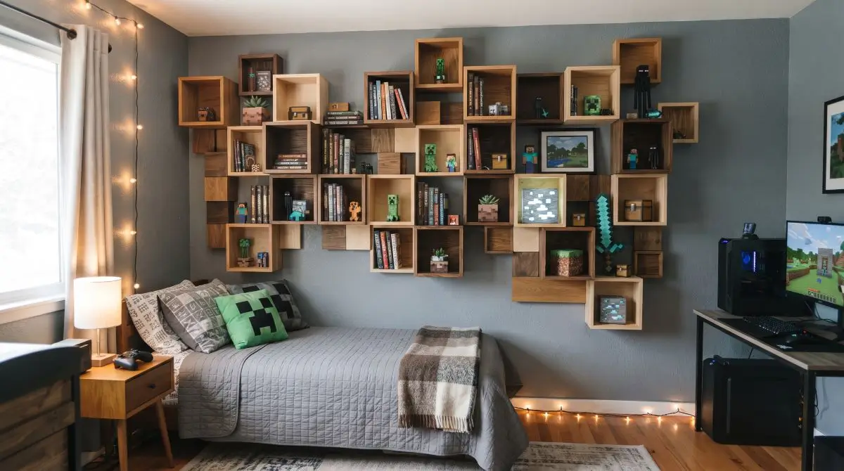 Blocky Cube Shelving