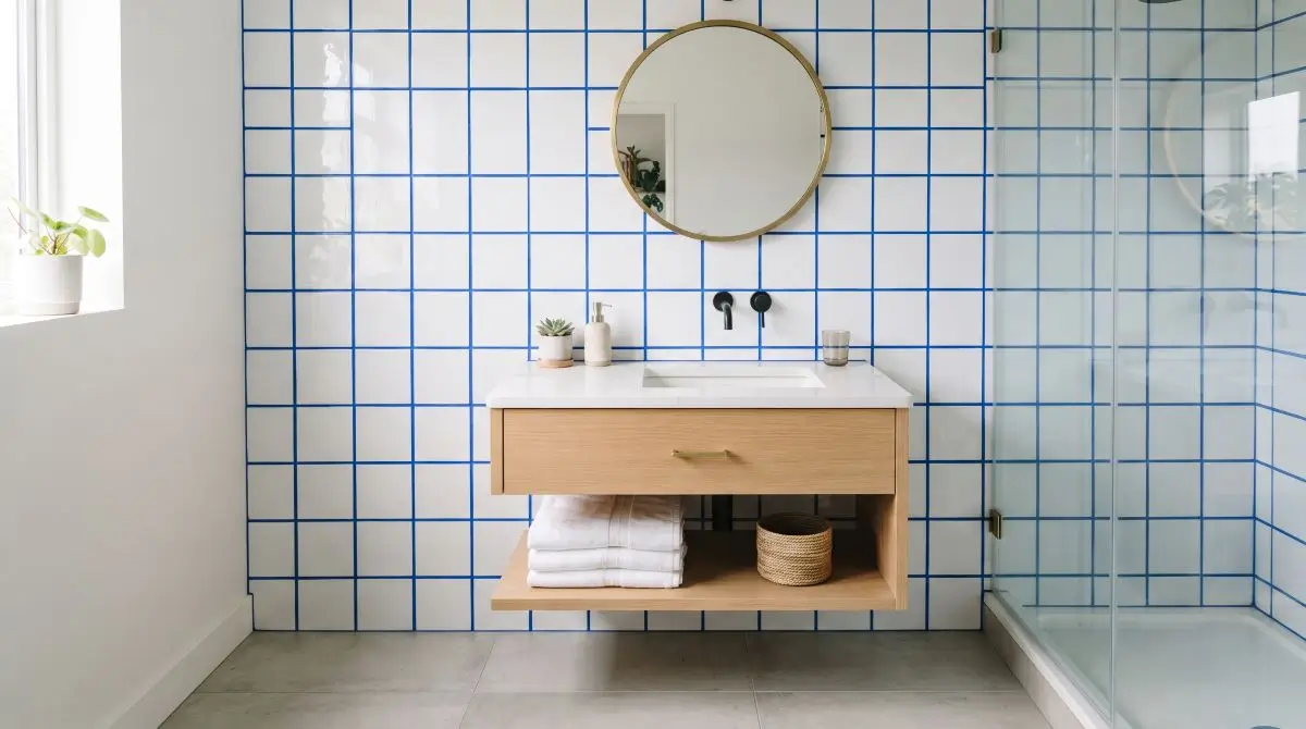 Blue Decorative Niches