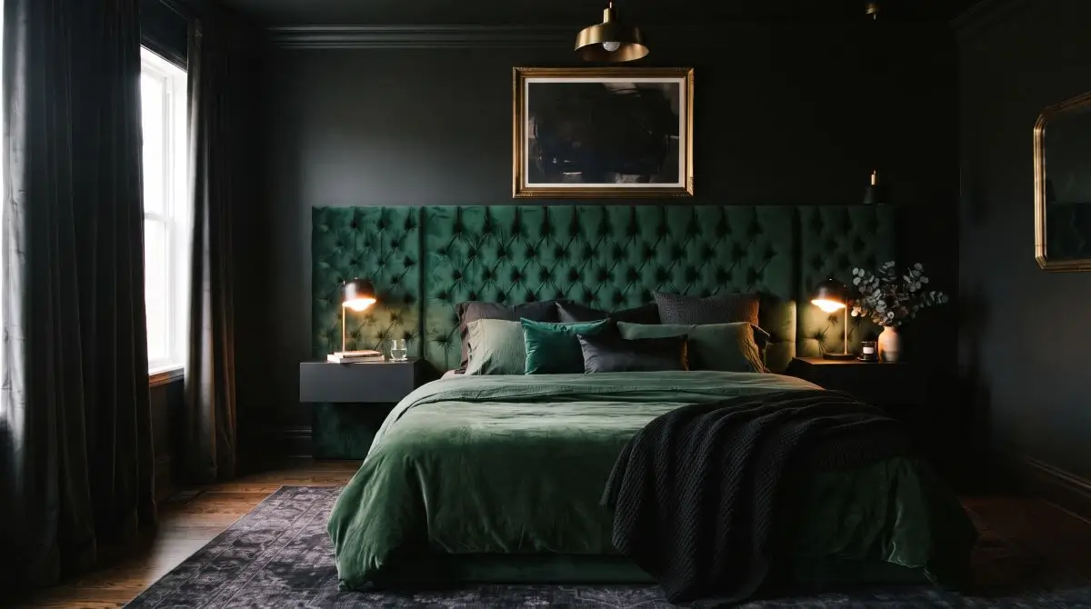 Bold Headboard as Focal Point