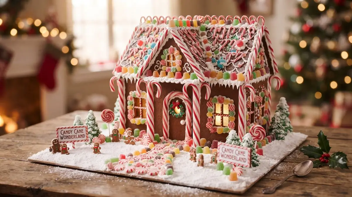 Candy Cane Wonderland House