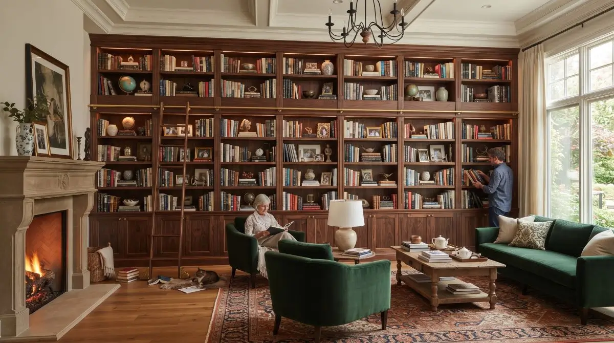 Ceiling-Height Bookcases