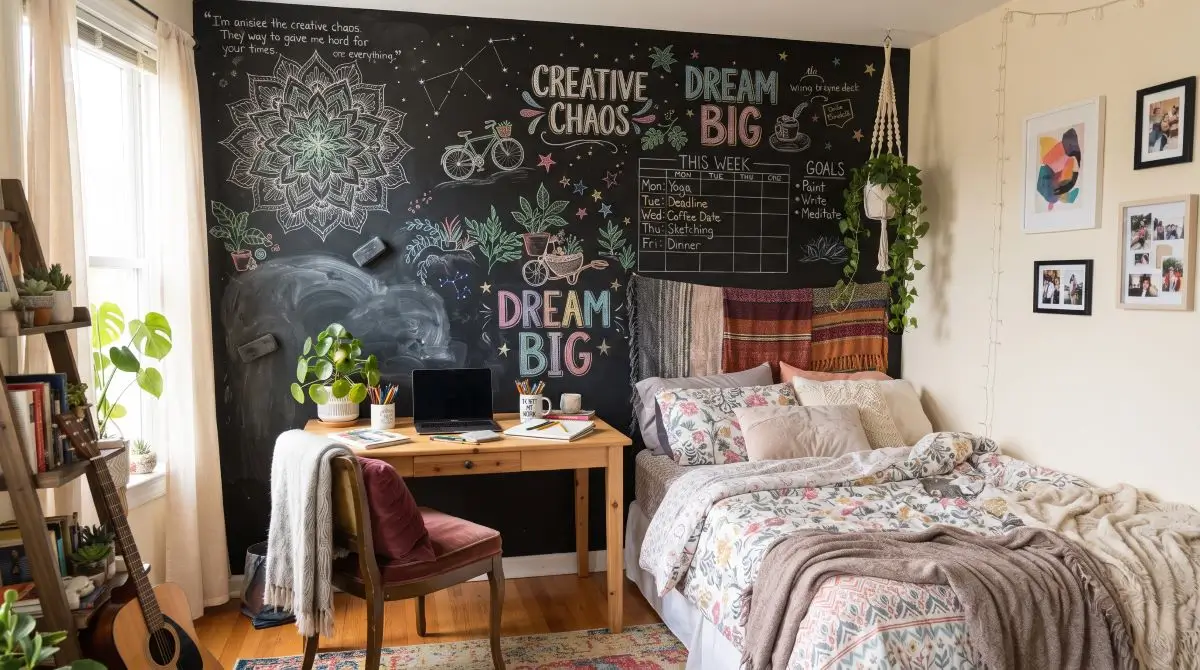 Chalkboard or Whiteboard Wall Section