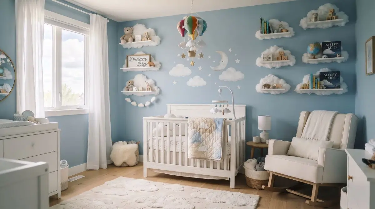 Cloud Sky-Inspired Nursery