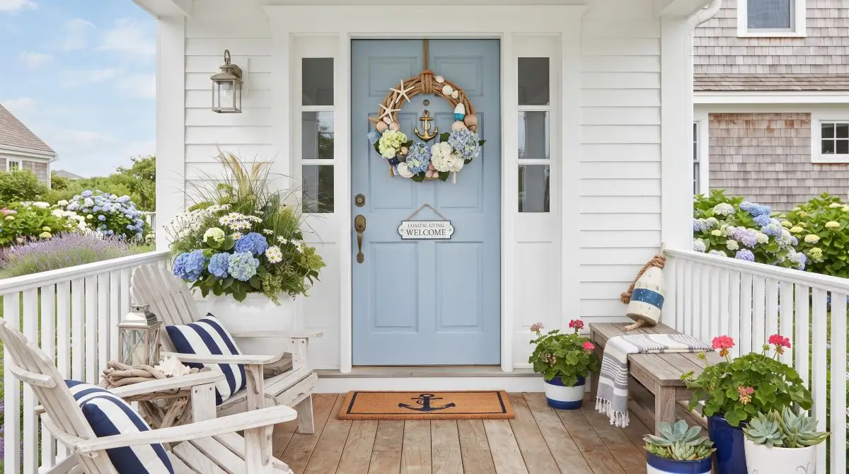 Coastal Front Door Decor