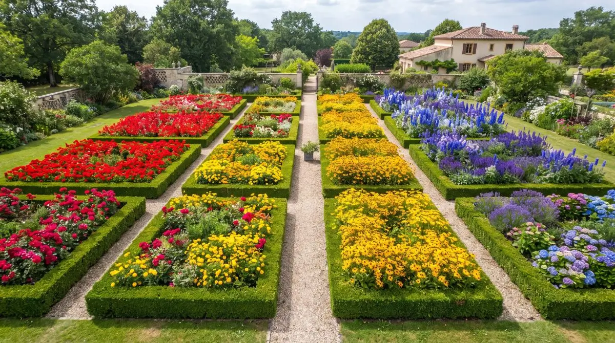 Color-Blocked Garden Zones