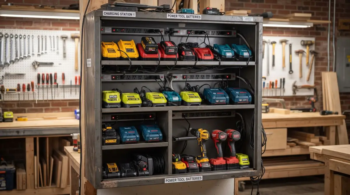 Comprehensive Tool Cabinet Charging Station