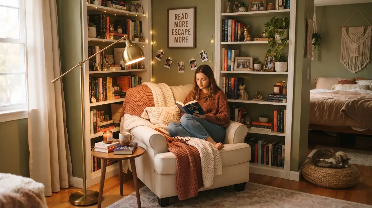 Cozy Reading Nook Corner