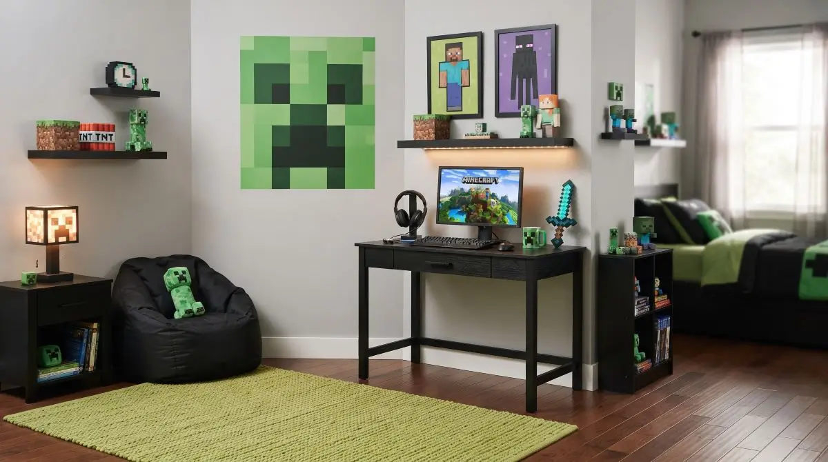 Creeper-Themed Corner