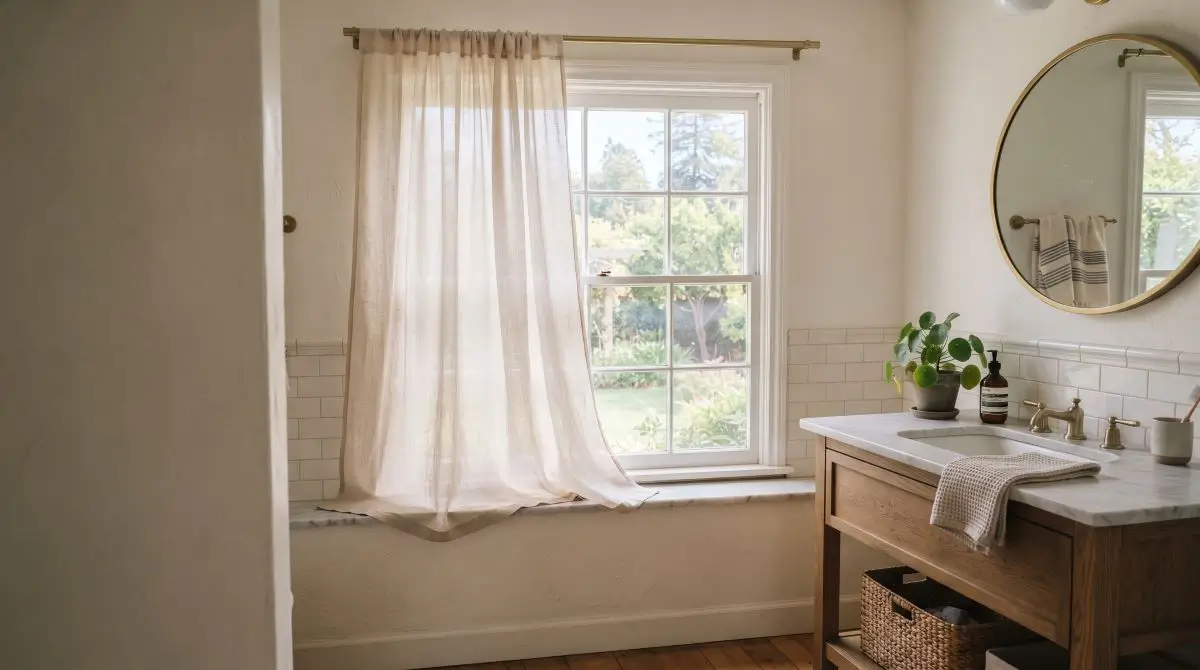 Curtain with Drapey, Liner-Free Look