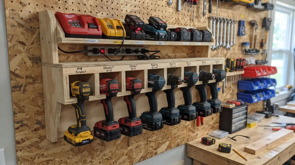 Custom Cordless Drill Dock
