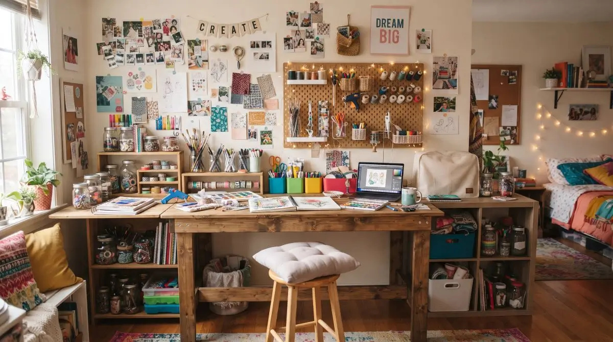 DIY Craft and Creativity Station