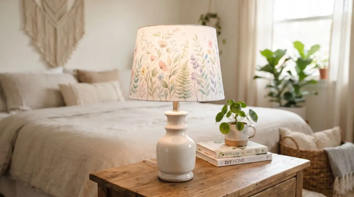 DIY Painted Lampshade