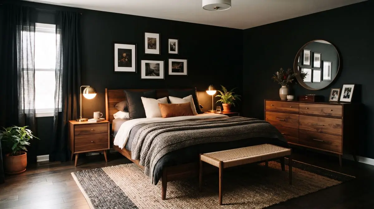 Dark Wood Furniture for Warmth