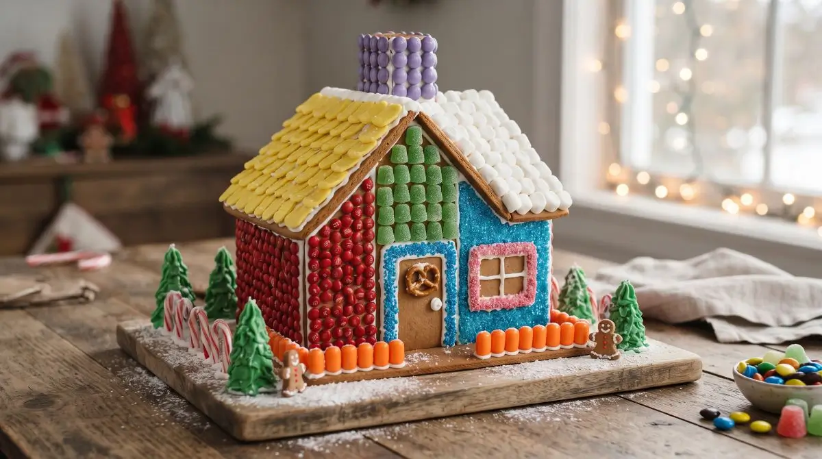 "Color-by-Section" Candy Sorting House
