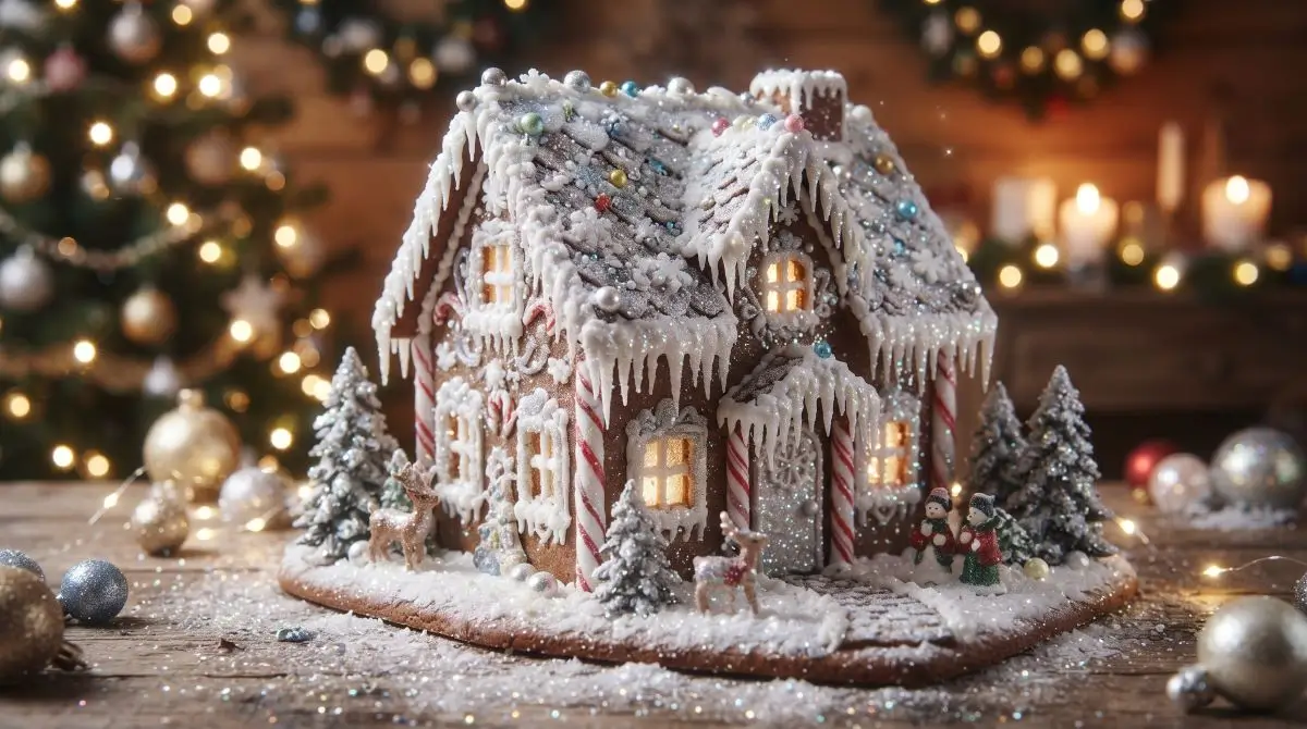 Edible Glitter Winter Sparkle House