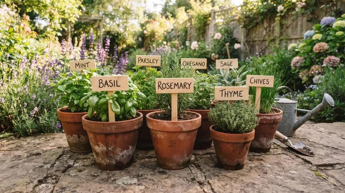 Edible Herb Corner