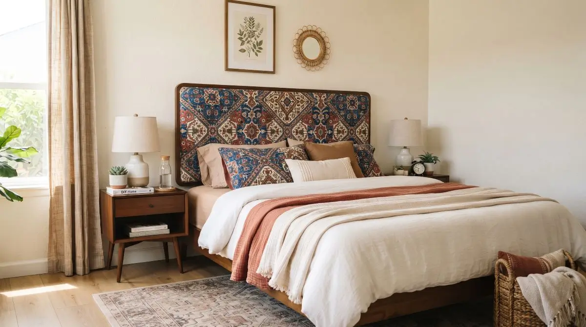 Fabric-Covered Headboard