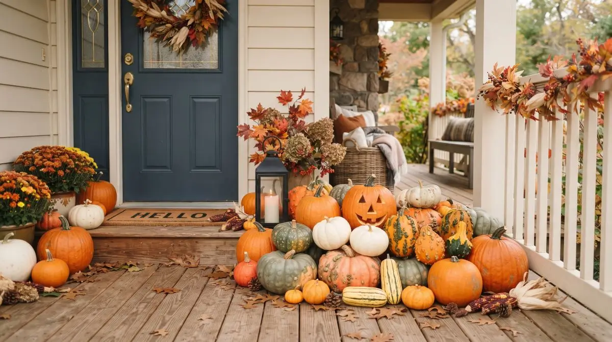 Fall Pumpkin Cluster