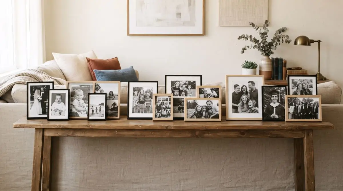 Family Photo Storyline Display