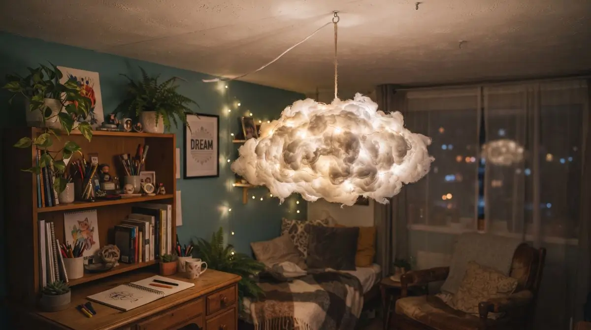 Floating Cloud Light Fixture