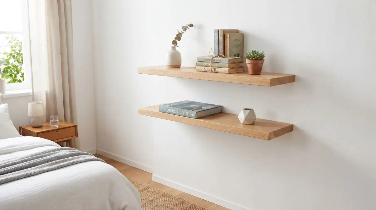 Floating Shelves for Curated Displays