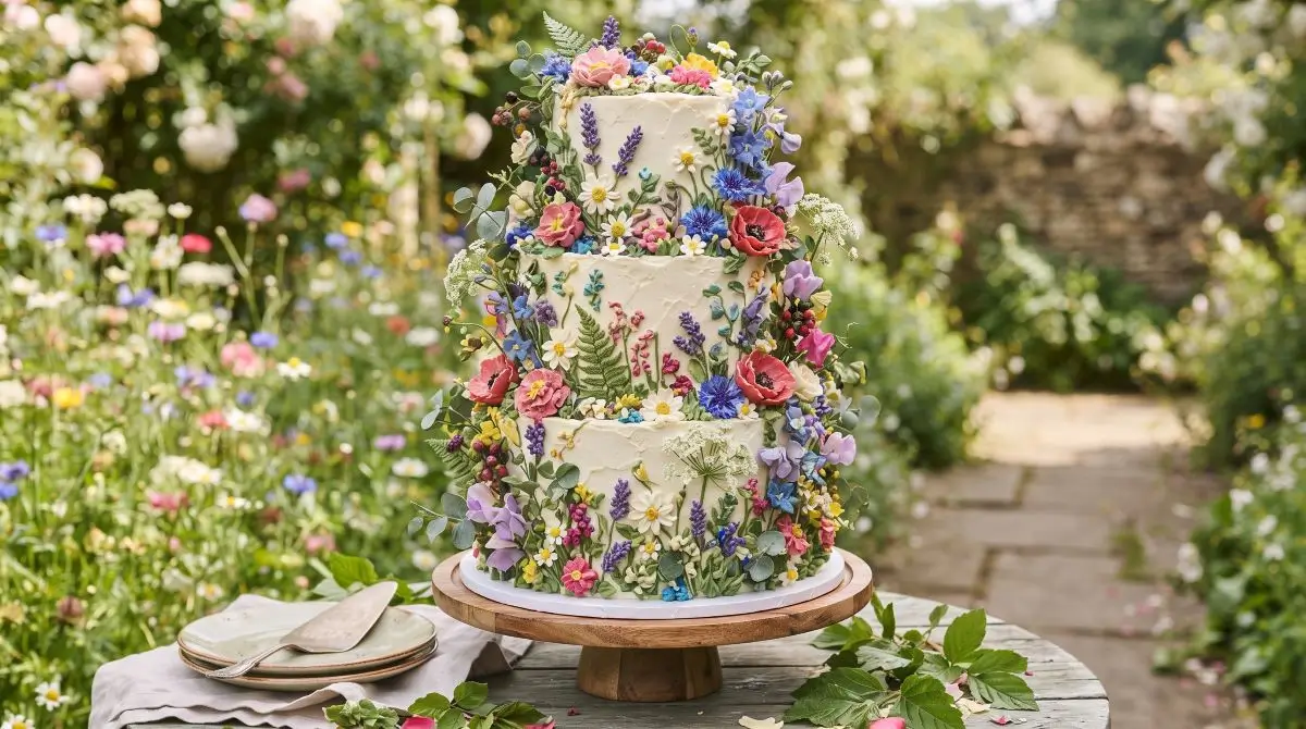 Floral Garden Cake
