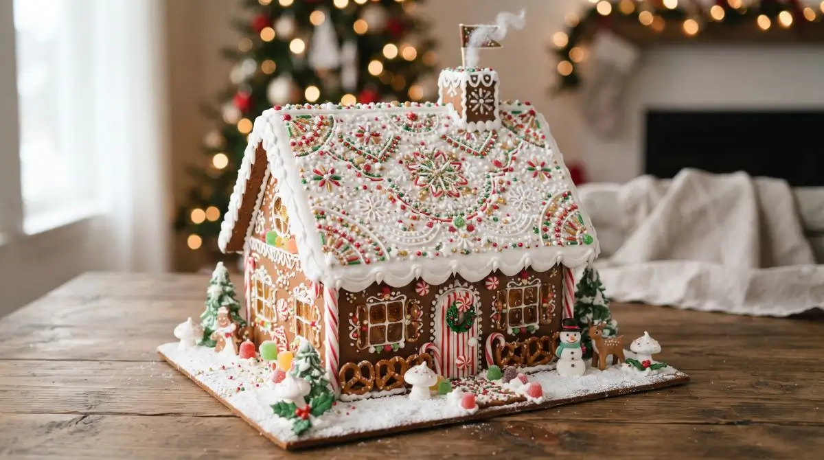 Frosted Roof with Sprinkles Patterning