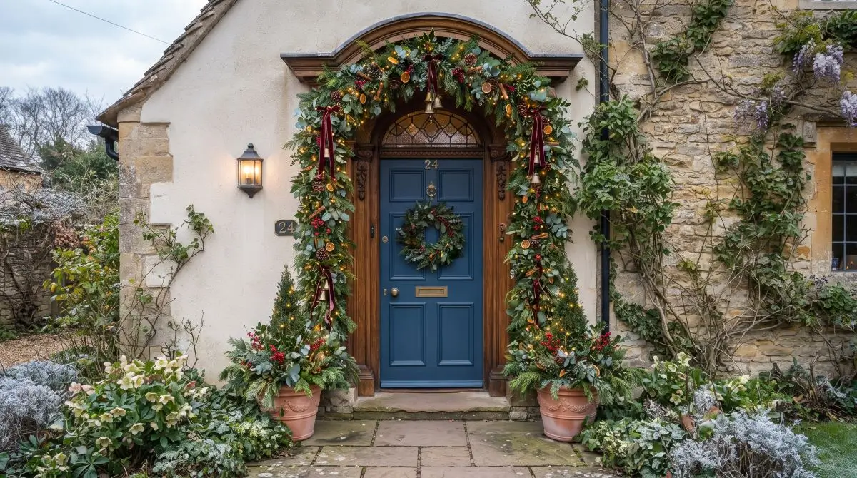 Garland Around the Doorway