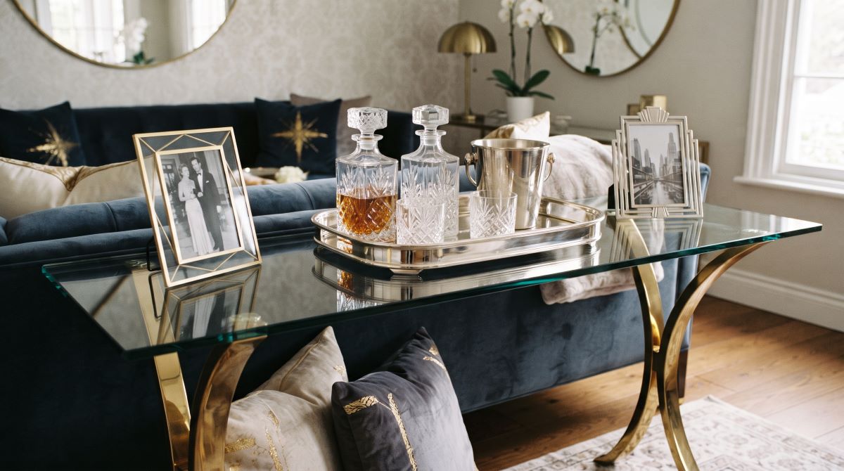Glam Metallic & Glass Showcase