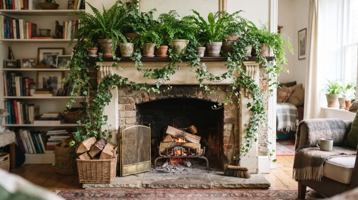 Greenery-Laden Vignette