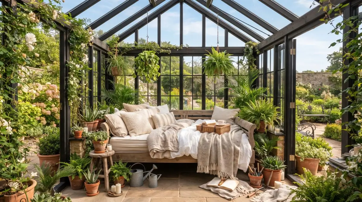 Greenhouse Daybed Retreat