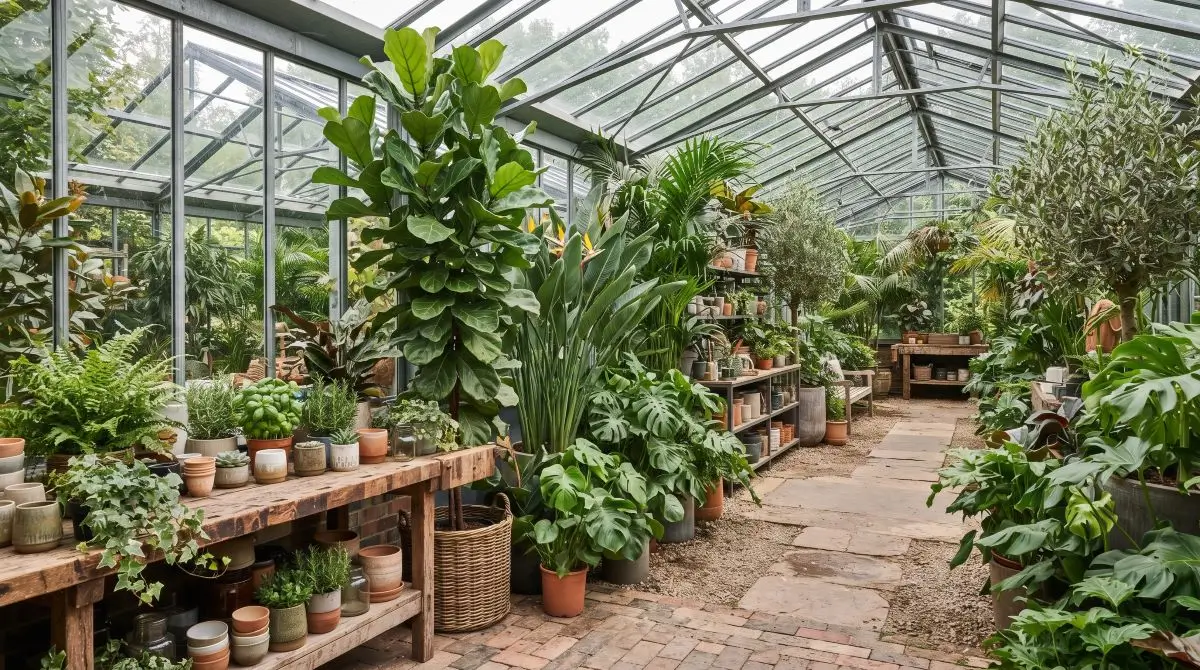 Height Variation with Floor Plants