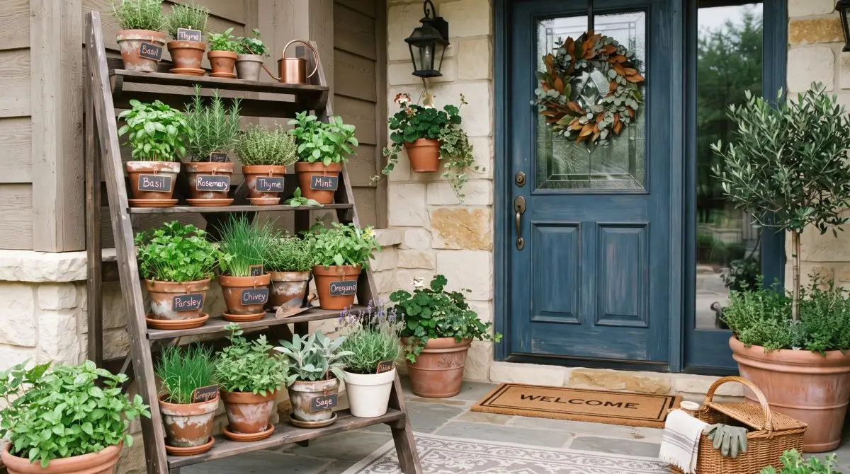 Herb Planter Display