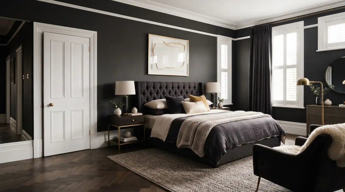 High-Contrast Trim and Doors