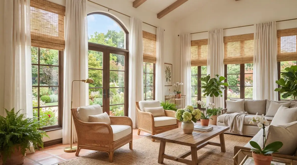 Incorporate Layered Window Treatments