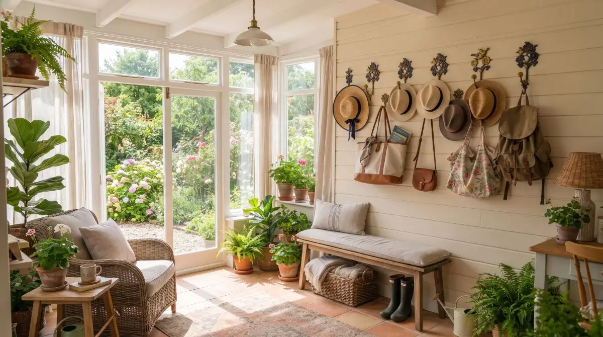 Incorporate Wall Hooks for Functional Storage