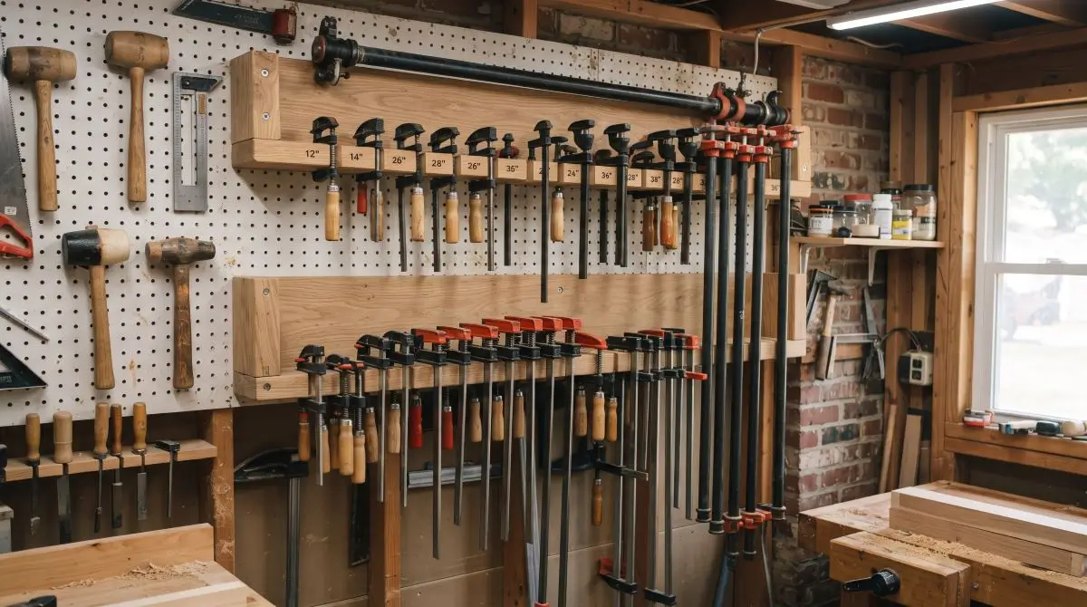 Ingenious Hanging Clamp Rack