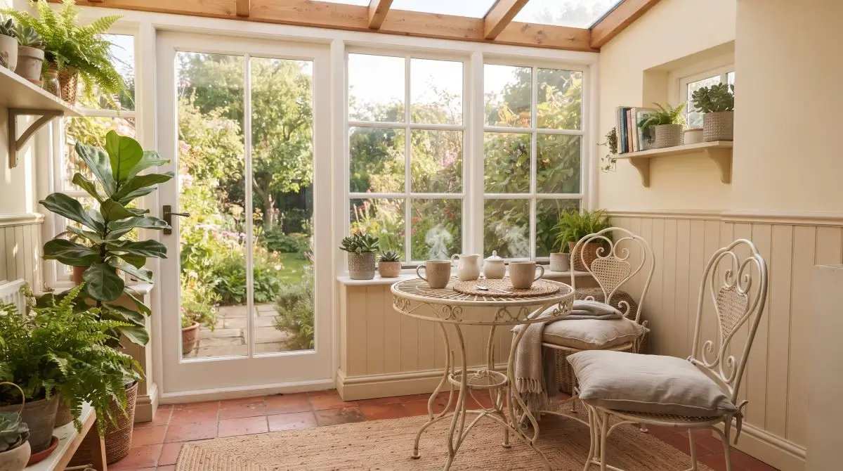 Install a Compact Bistro Set for Casual Dining