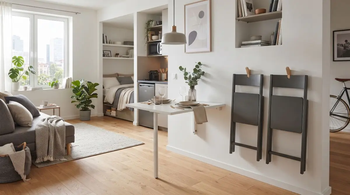 Integrate Foldable Furniture