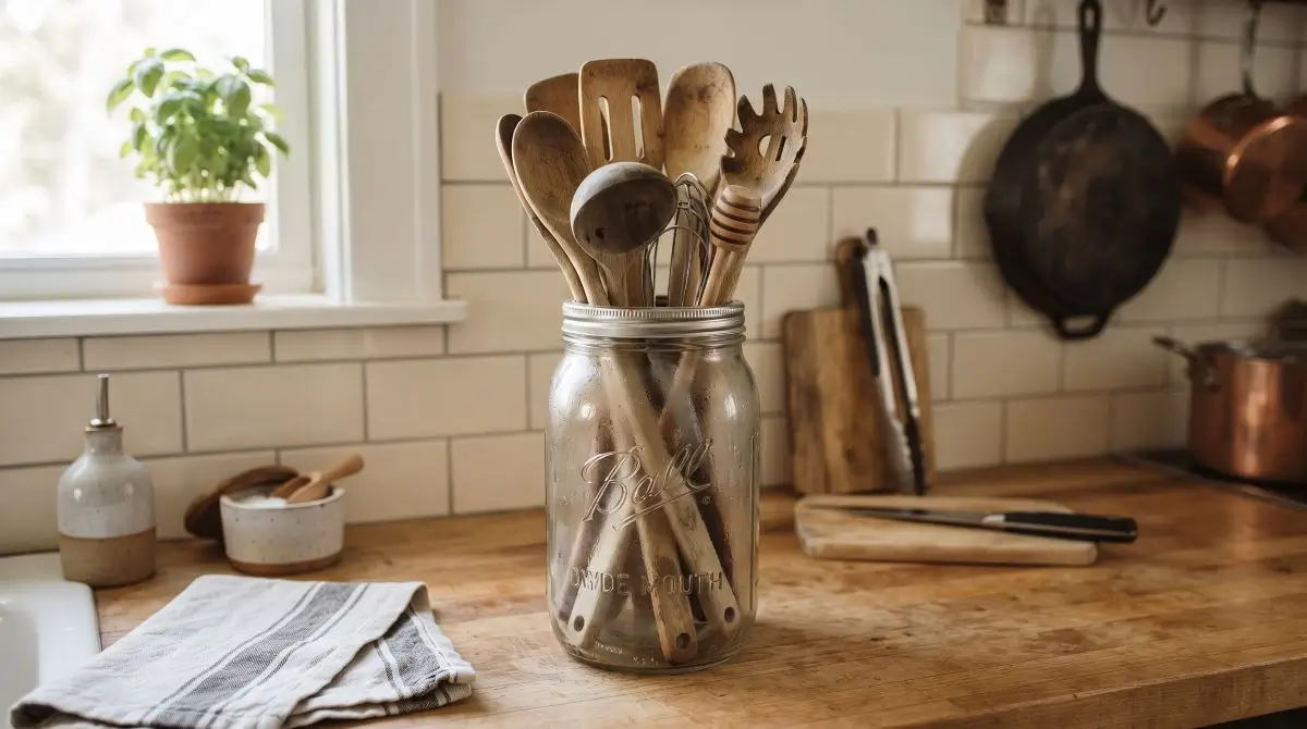 Kitchen Utensil or Storage Jar